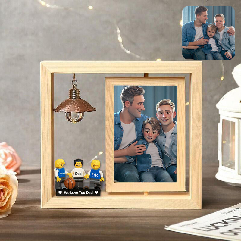 Cartoon Minifigure Frame Personalized