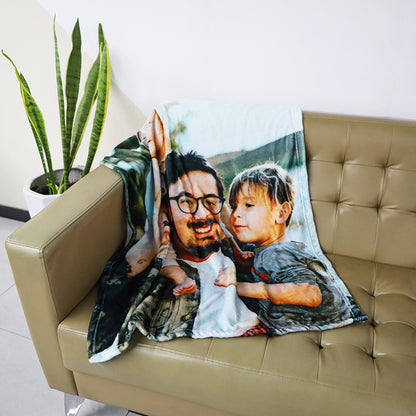 Custom Photo Blanket Keepsake Gift