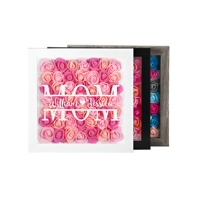 Rose Shadow Box Spotify Personalized