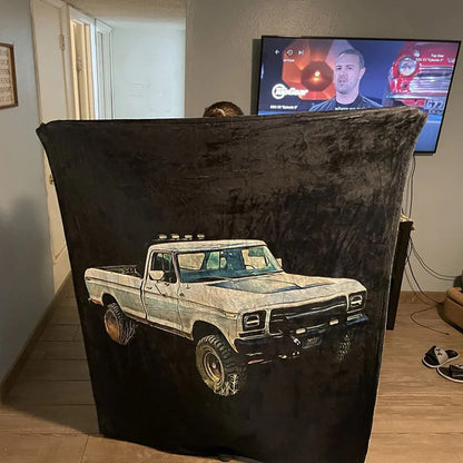Personalized Picture Car Blanket