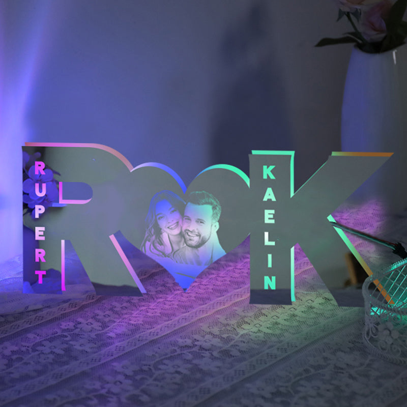 Couple LED Mirror Light Personalized