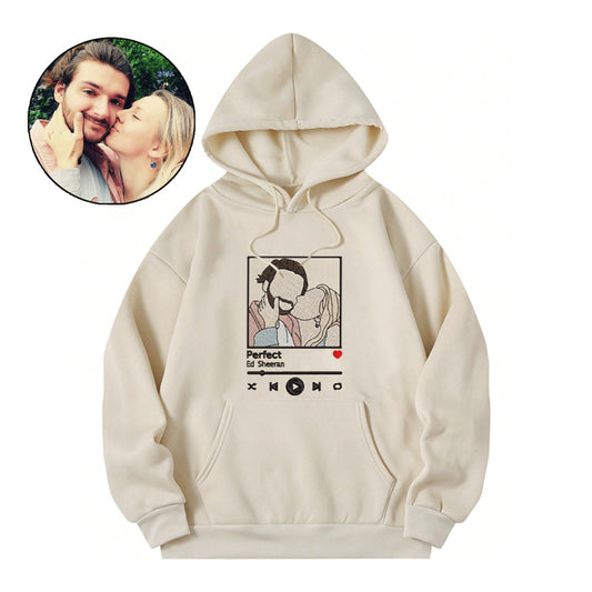 Couple Music Hoodie Personalized