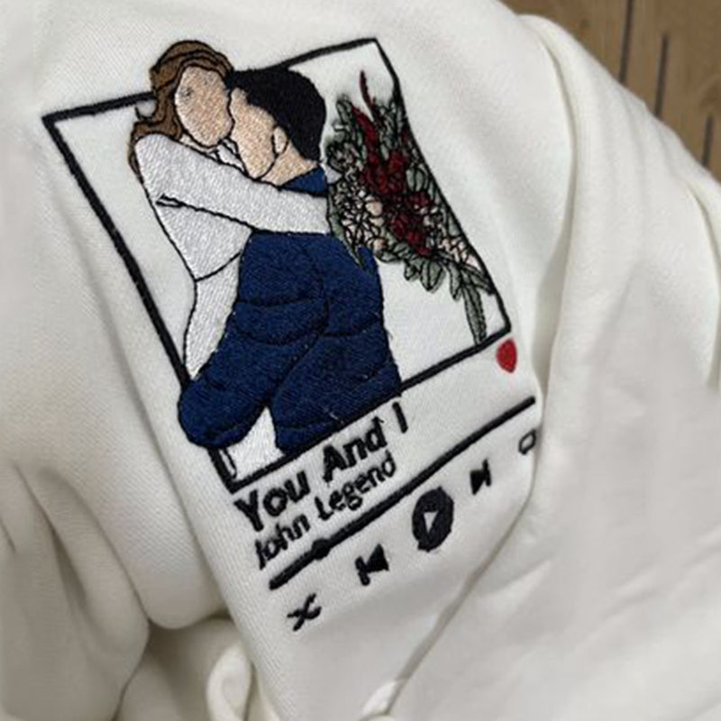 Couple Music Hoodie Personalized