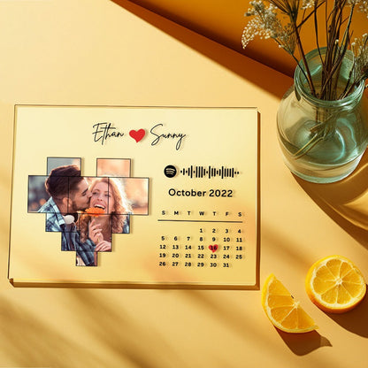 Heart Spotify Plaque Personalized