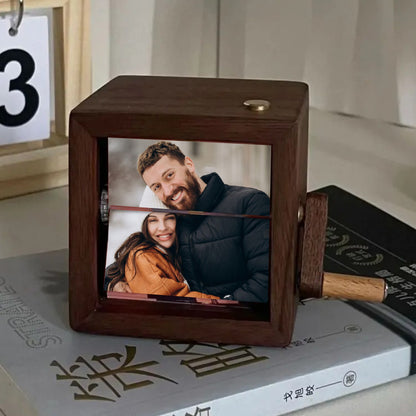 Hand Flip Photo Frame Personalized