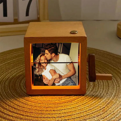 Hand Flip Photo Frame Personalized
