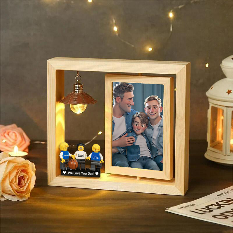 Cartoon Minifigure Frame Personalized