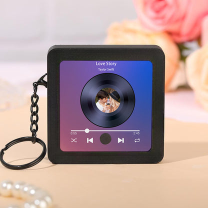 Music Memory Keychain Personalized