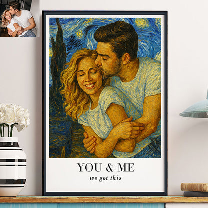 Comic Love Frame Personalized