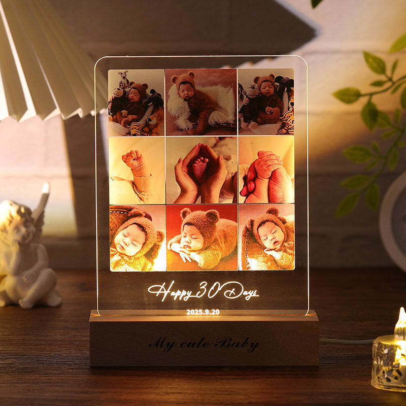 Acrylic Photo Lamp Personalized