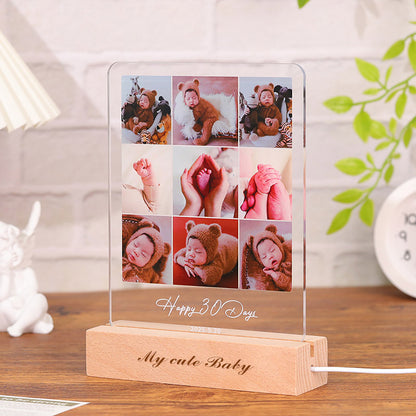 Acrylic Photo Lamp Personalized